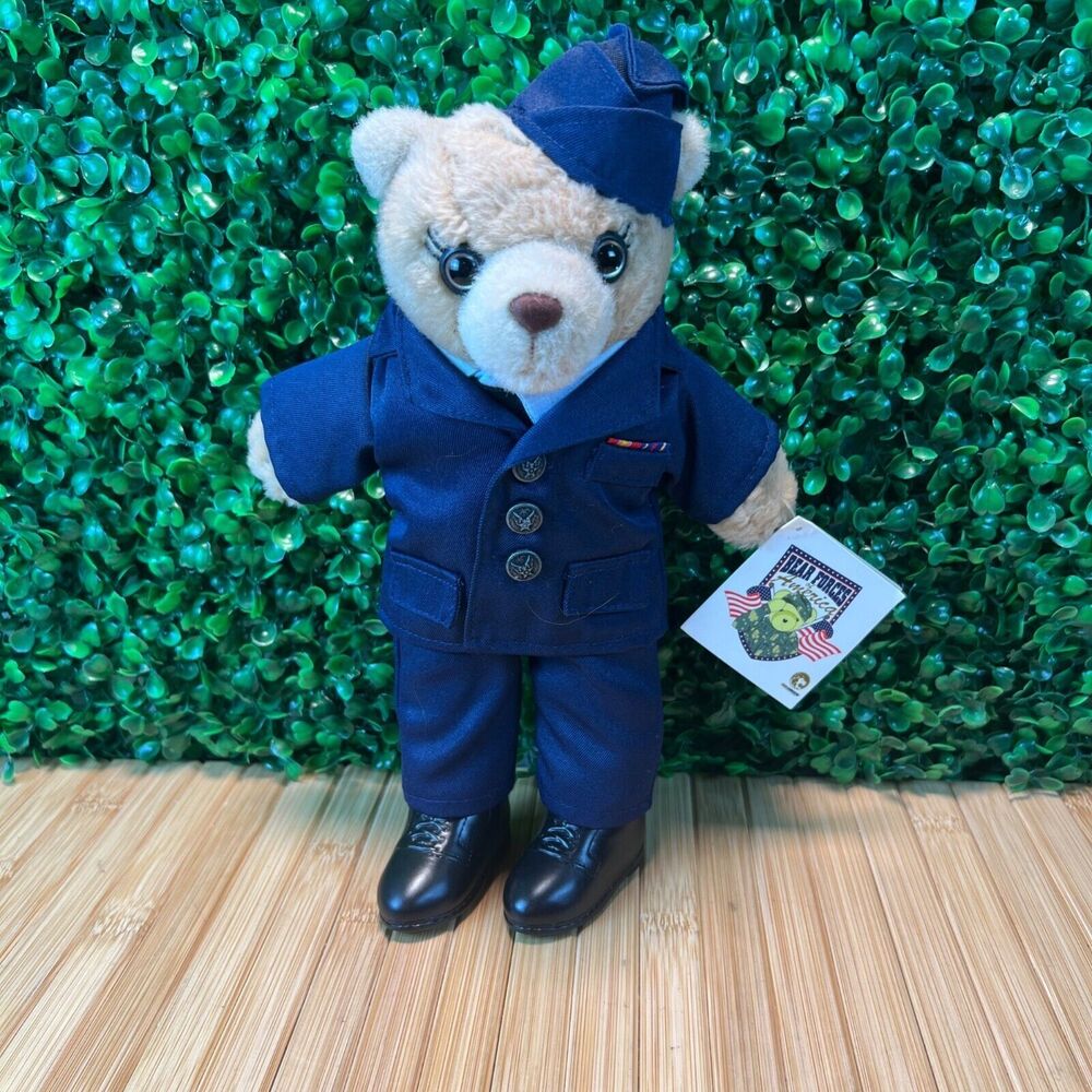 Air Force Bear Forces of America Plush Bear With Tag